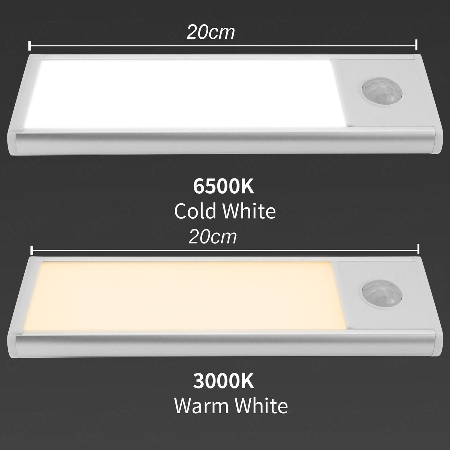 LumaBar™ – LED Motion Sensor Cabinet Light (USB, 3 Sizes)
