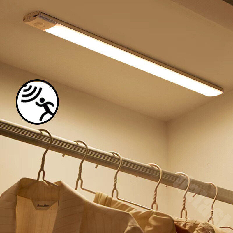 LumaBar™ – LED Motion Sensor Cabinet Light (USB, 3 Sizes)