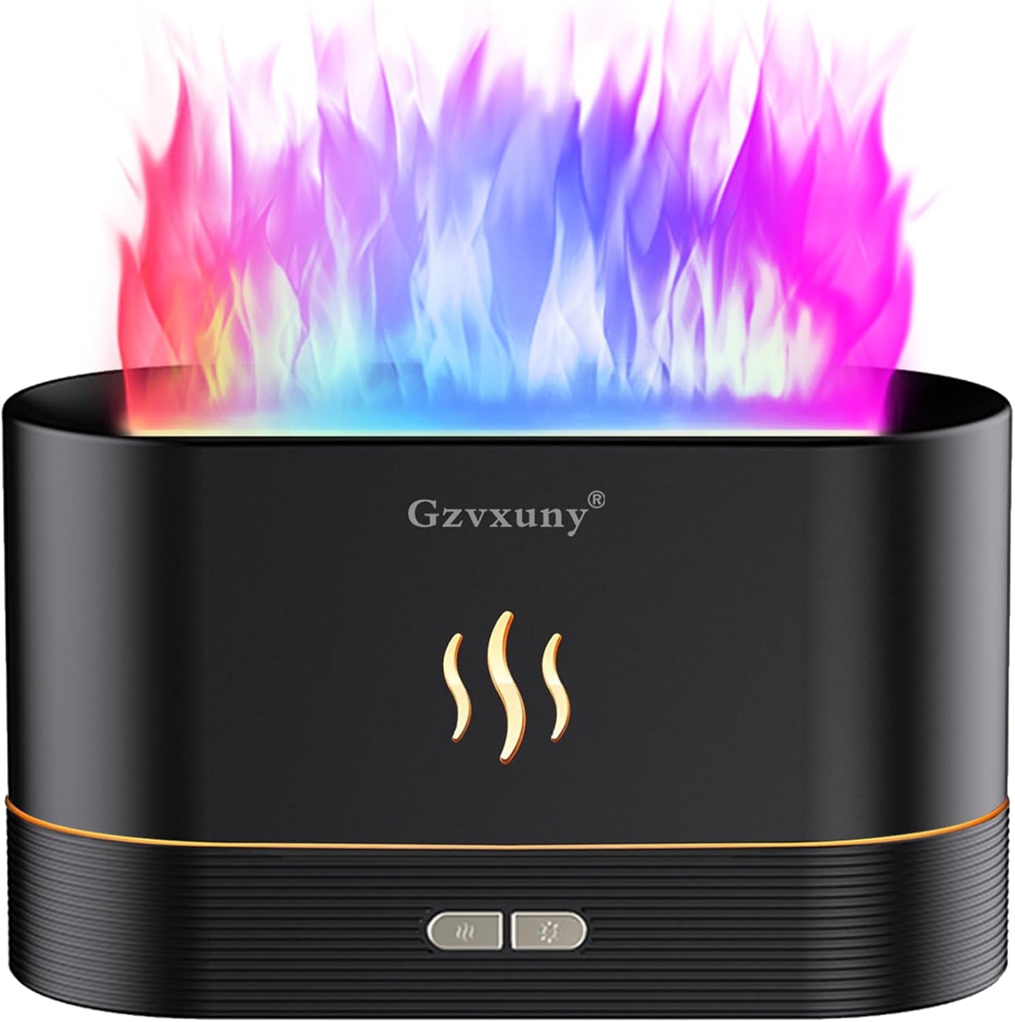 FlameMist™ – LED Fire Effect Aroma Diffuser (7 Colors, Auto-Off)
