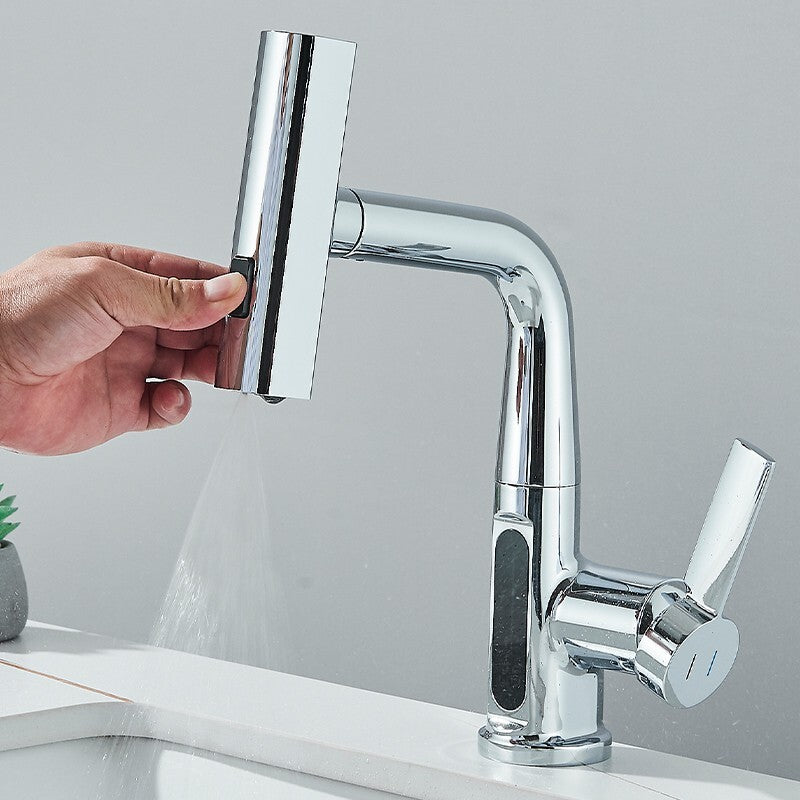 SmartLED™ - Moderne ausziehbare Badarmatur mit Wasserfall