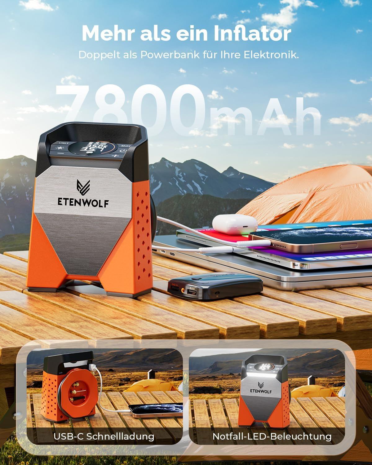 ZEPHYR™ – Smart Portable Electric Air Pump