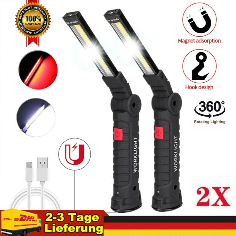 ClipLite™ – Magnetic COB LED Work Light (2-Pack)