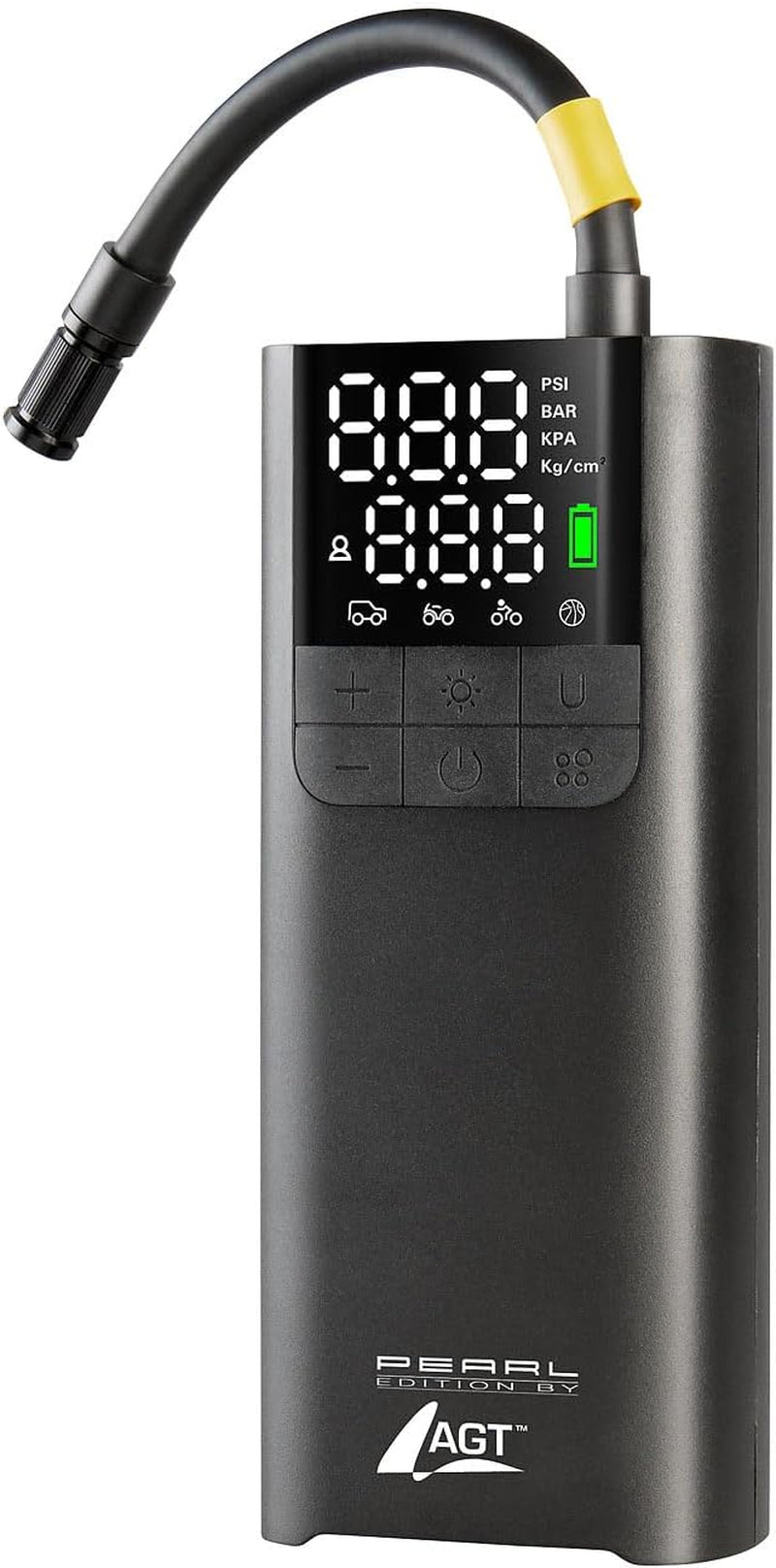 AirCharge™ - Smart 150PSI Portable Air Compressor & Power Bank (LED Display, USB-C)