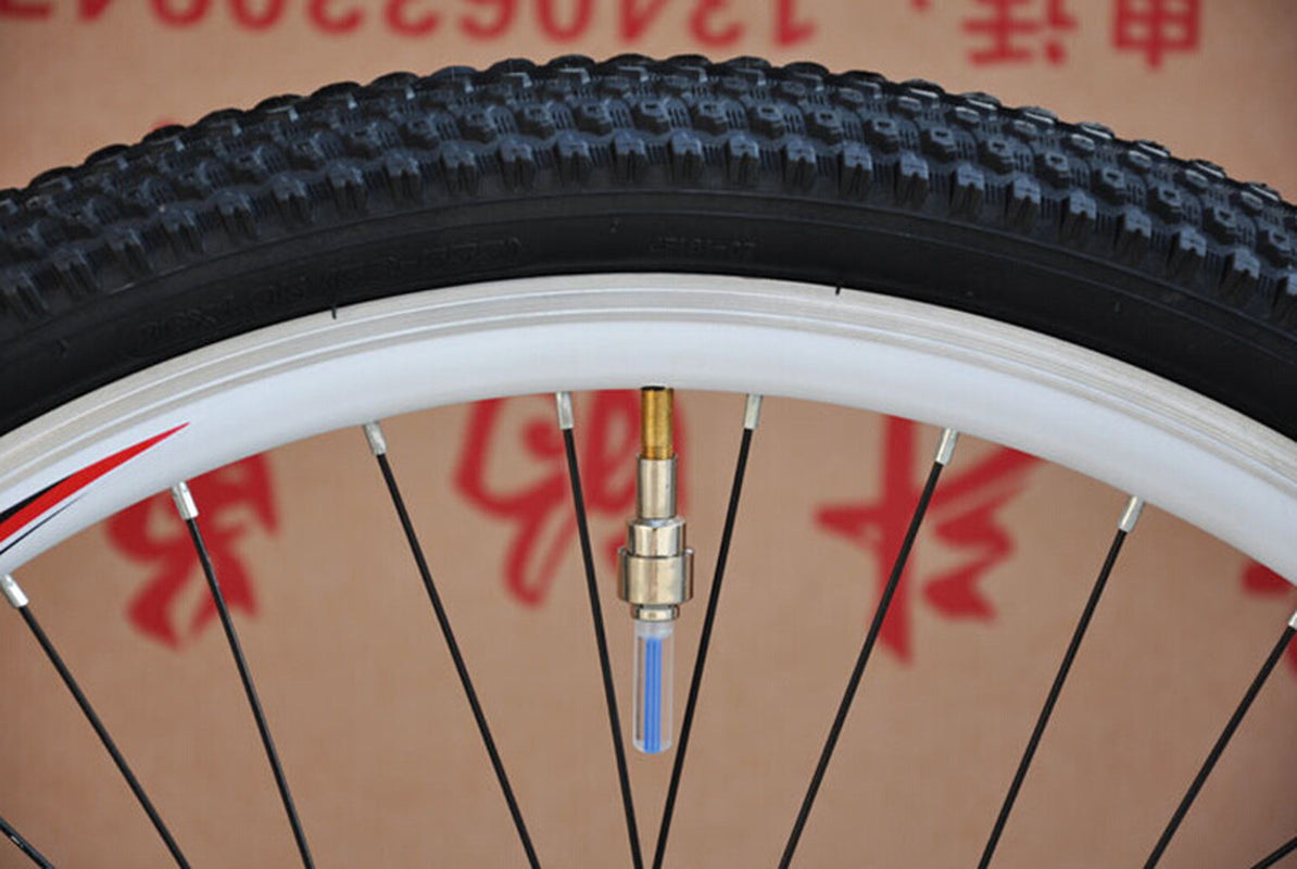 LED Wheel Valve Caps™ – Motion-Activated Bicycle Tire Neon Lights