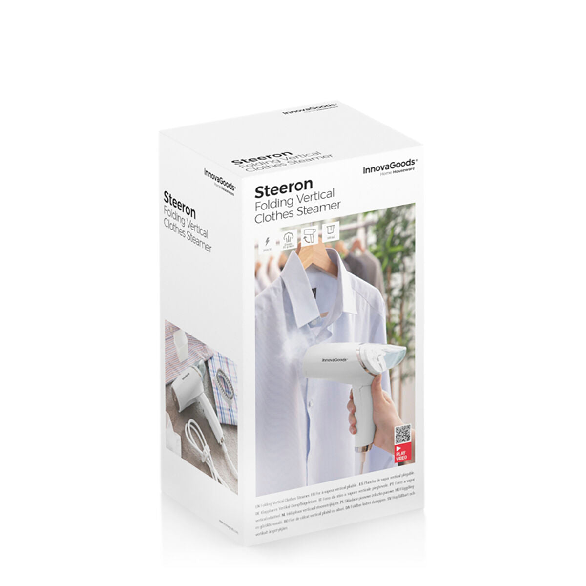 SteamMate™ – Compact Foldable Garment Steamer