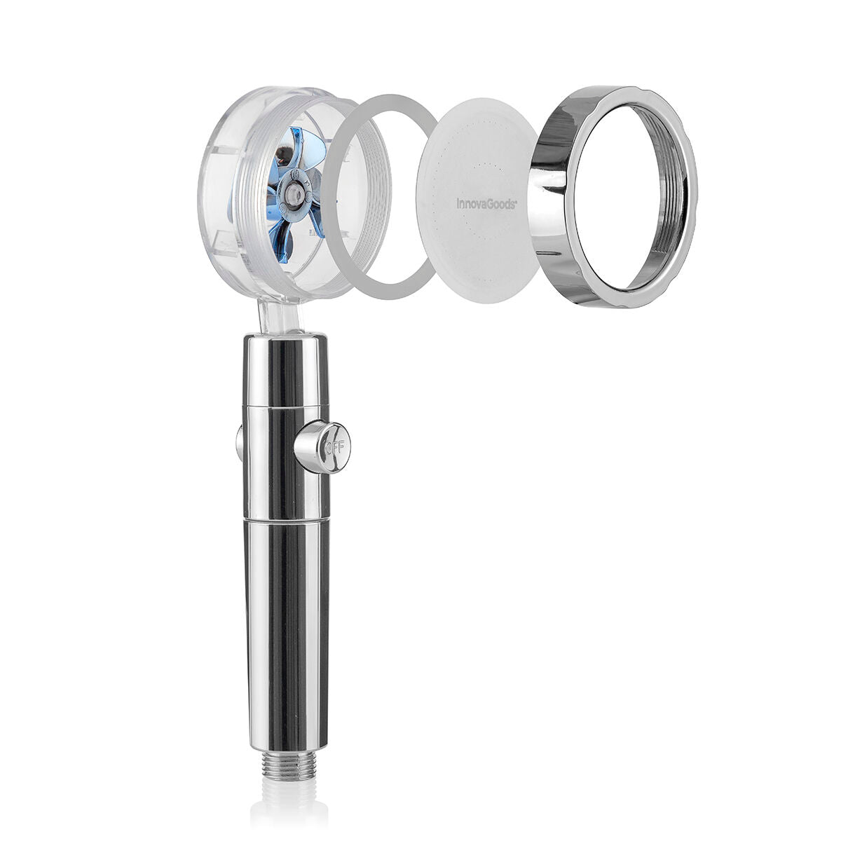 SlimJet™ - Hochdruck-Duschkopf mit Stopptaste