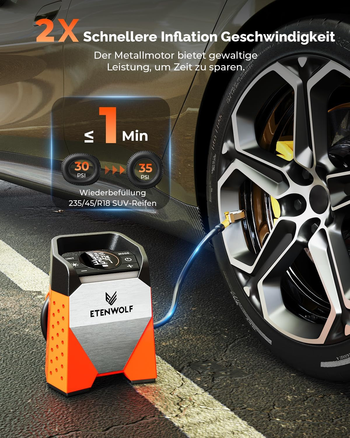 ZEPHYR™ – Smart Portable Electric Air Pump
