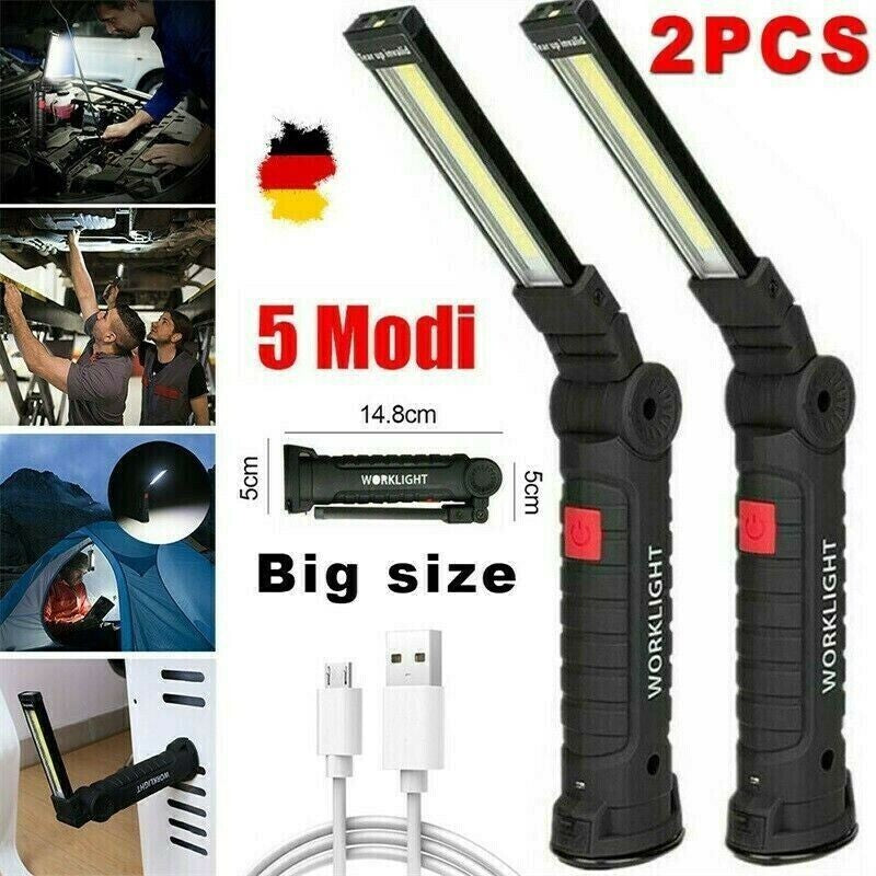 ClipLite™ – Magnetic COB LED Work Light (2-Pack)