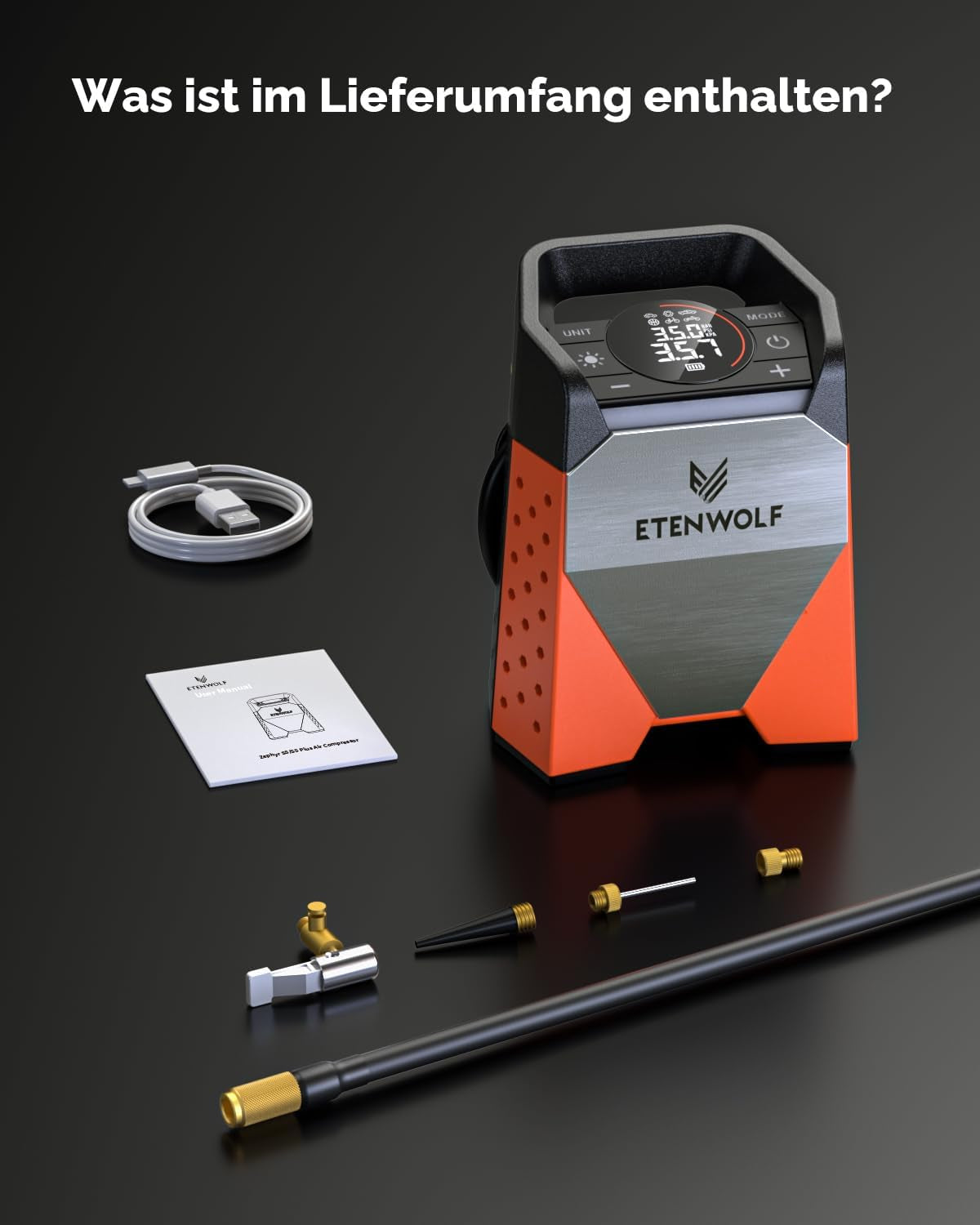ZEPHYR™ – Smart Portable Electric Air Pump