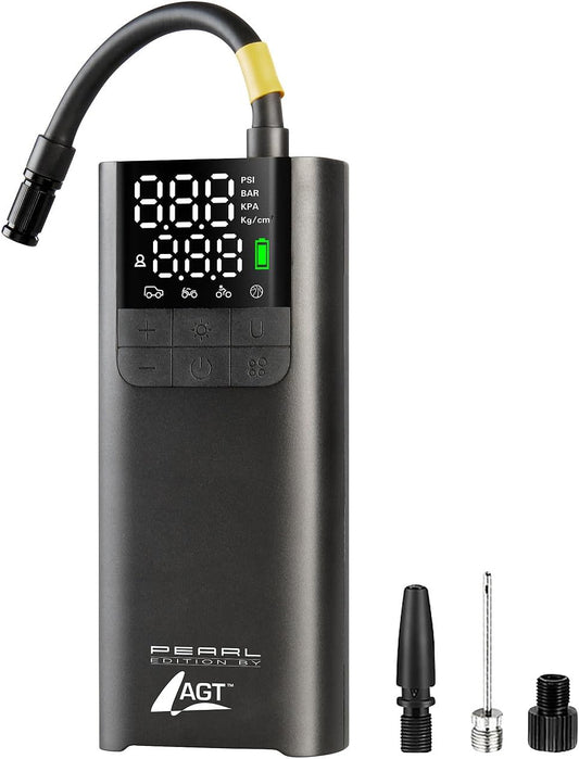 AirCharge™ - Smart 150PSI Portable Air Compressor & Power Bank (LED Display, USB-C)