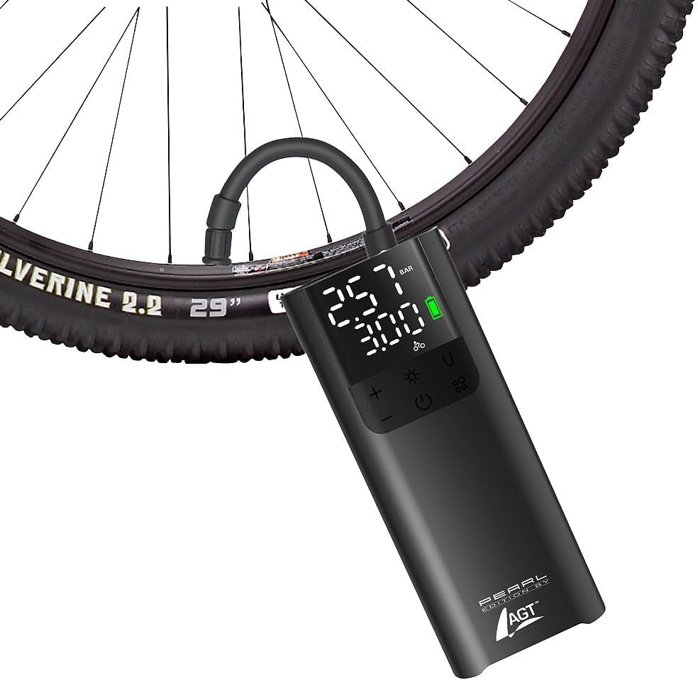 AirCharge™ - Smart 150PSI Portable Air Compressor & Power Bank (LED Display, USB-C)