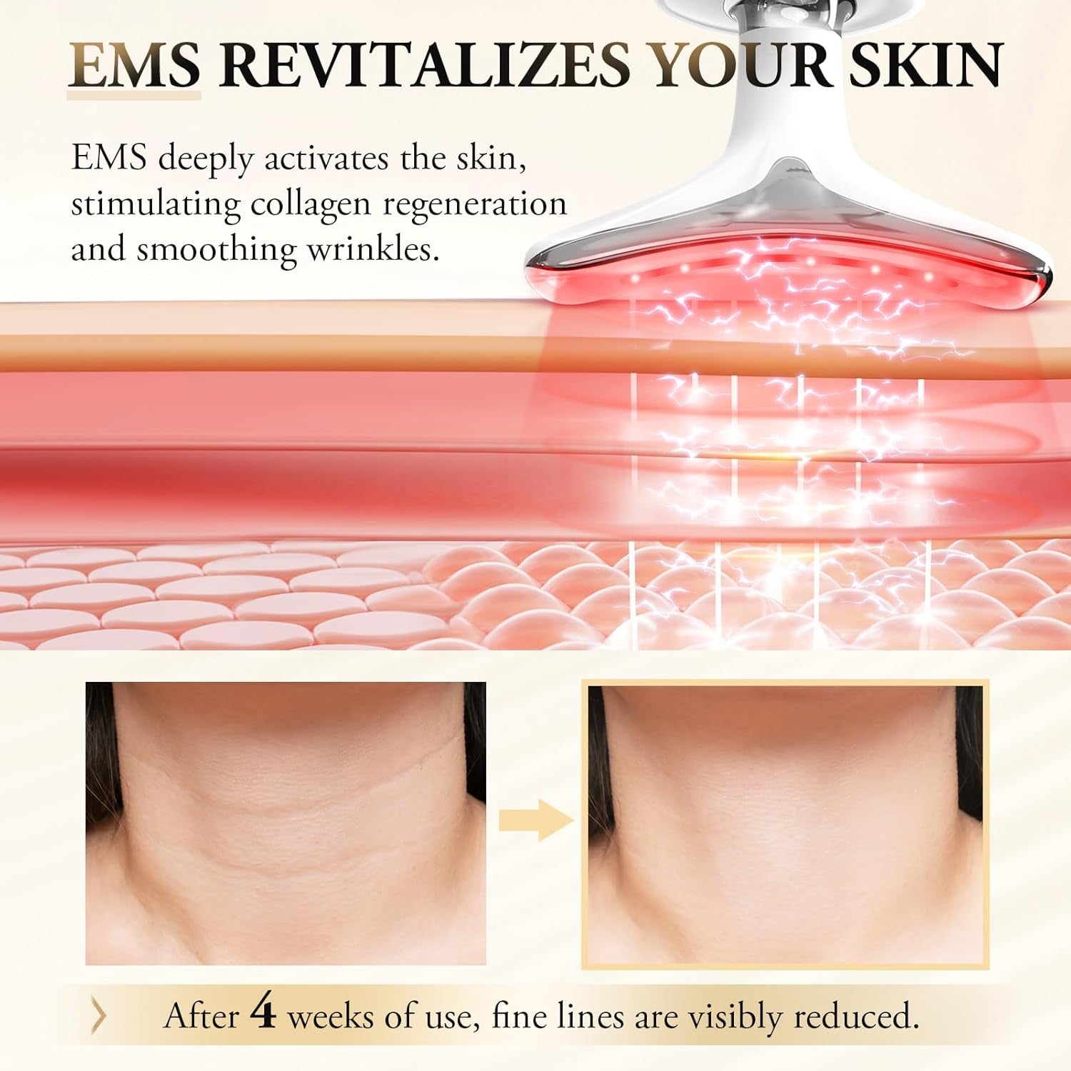 GlowLift™ – EMS V-Shape Beauty Tool (3 Modes, Heat, Wireless)