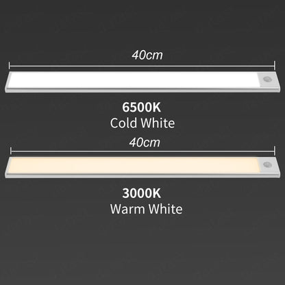 LumaBar™ – LED Motion Sensor Cabinet Light (USB, 3 Sizes)