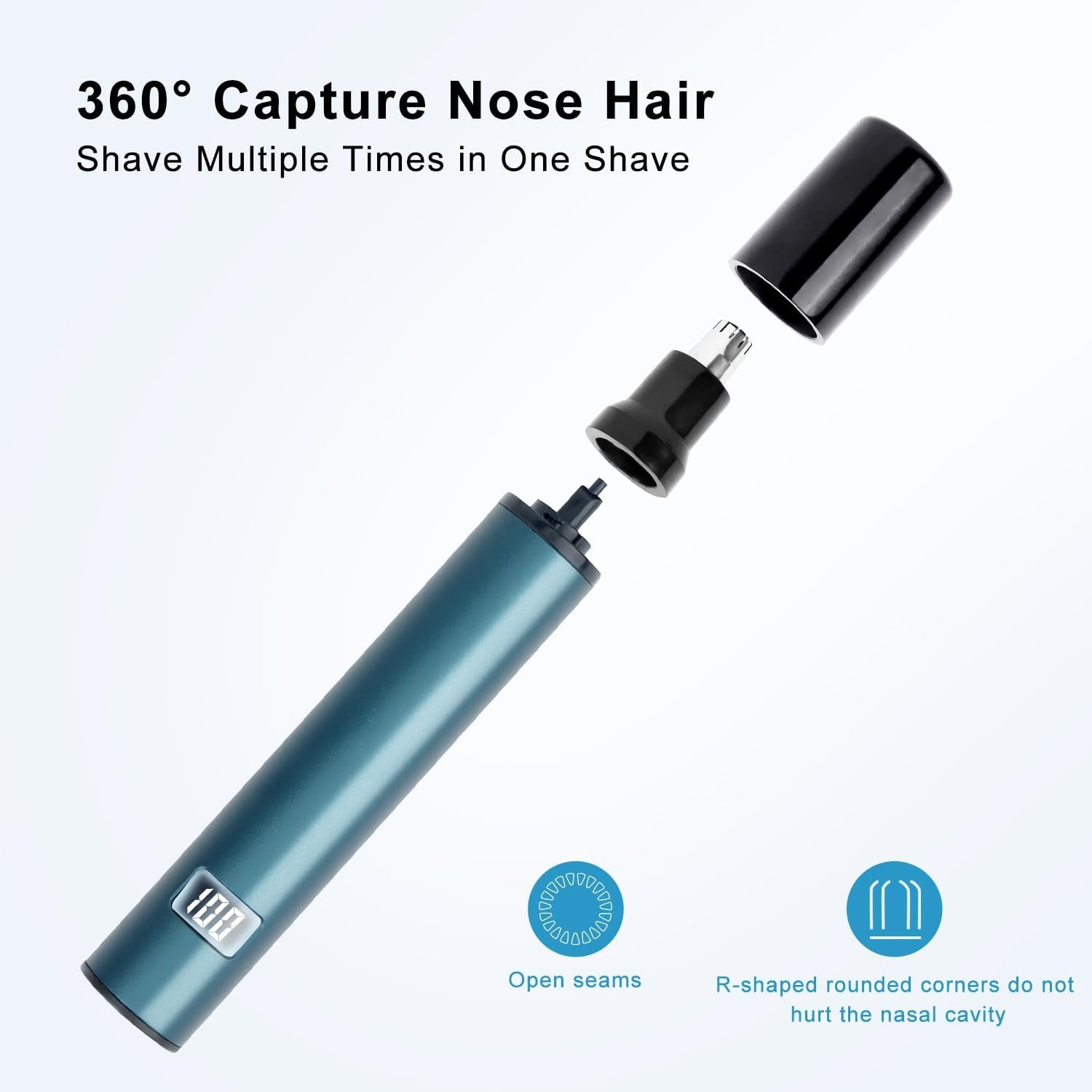 SafeTrim™ – 2‑in‑1 Nose & Ear Hair Trimmer for Gentle, Painless & Precise Grooming
