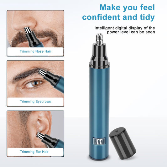 SafeTrim™ – 2‑in‑1 Nose & Ear Hair Trimmer for Gentle, Painless & Precise Grooming