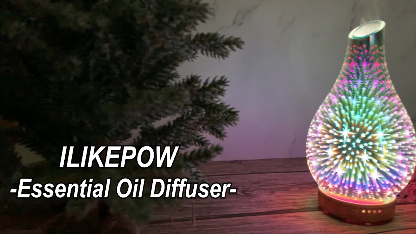 GlowMist™ – LED Ultrasonic Aroma Diffuser (7 Colors, Auto Shut-Off)