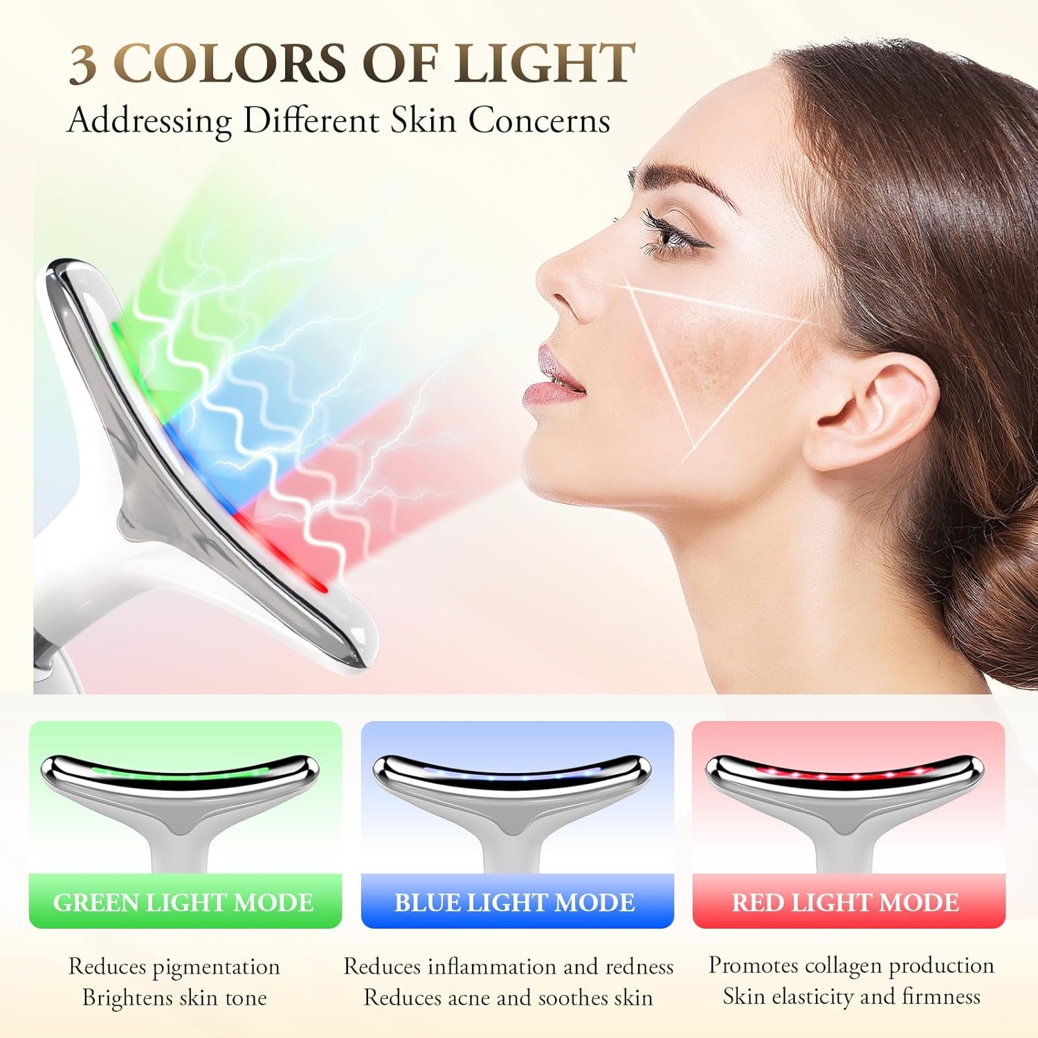 GlowLift™ – EMS V-Shape Beauty Tool (3 Modes, Heat, Wireless)
