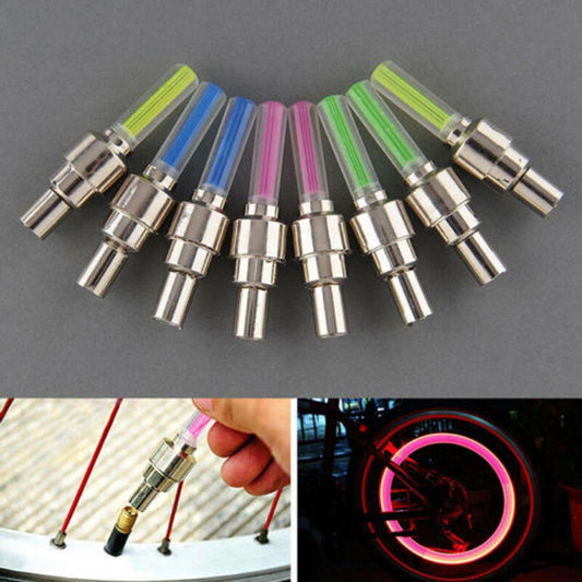 LED Wheel Valve Caps™ – Motion-Activated Bicycle Tire Neon Lights