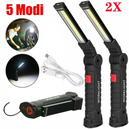 ClipLite™ – Magnetic COB LED Work Light (2-Pack)