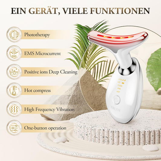 GlowLift™ – EMS V-Shape Beauty Tool (3 Modes, Heat, Wireless)
