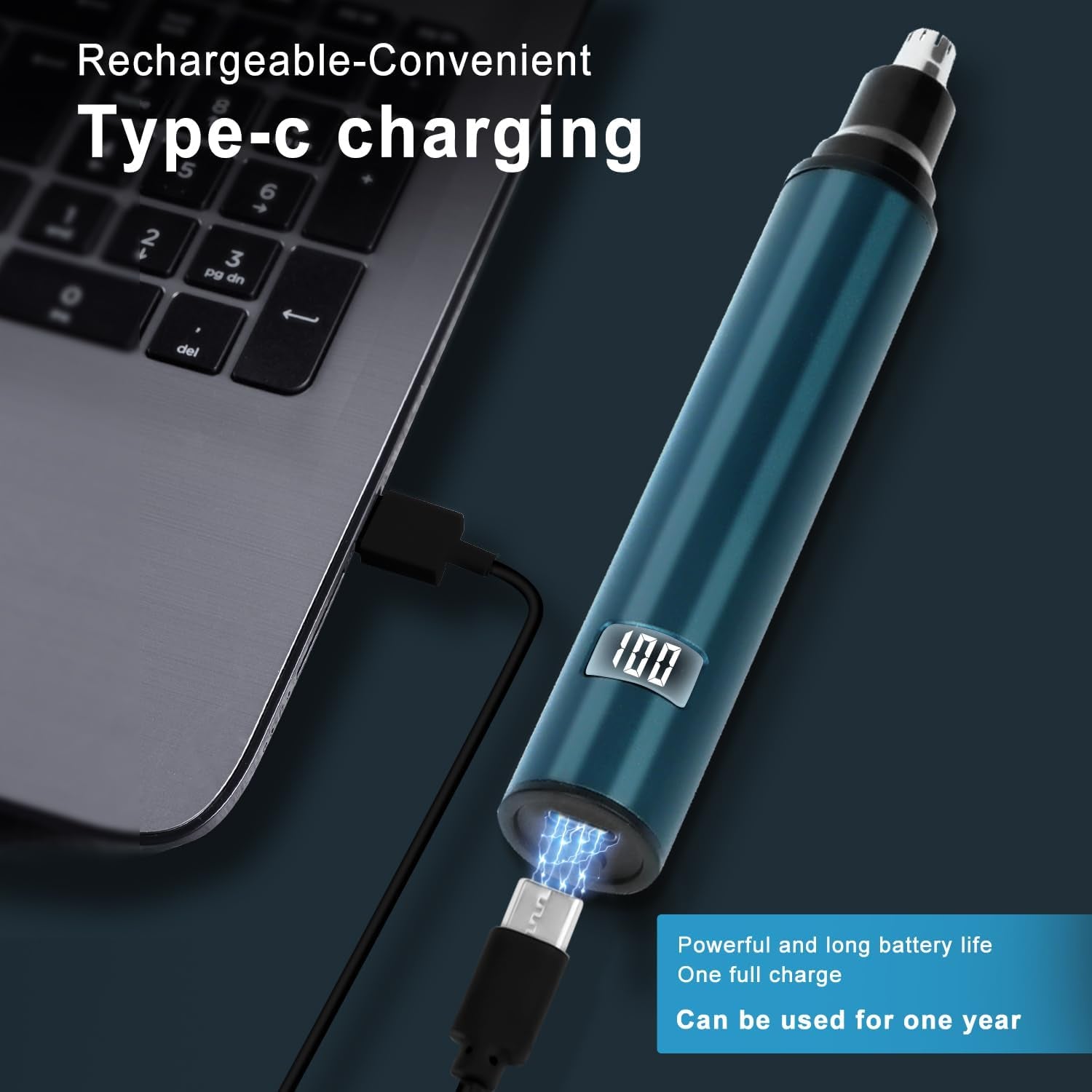 SafeTrim™ – 2‑in‑1 Nose & Ear Hair Trimmer for Gentle, Painless & Precise Grooming