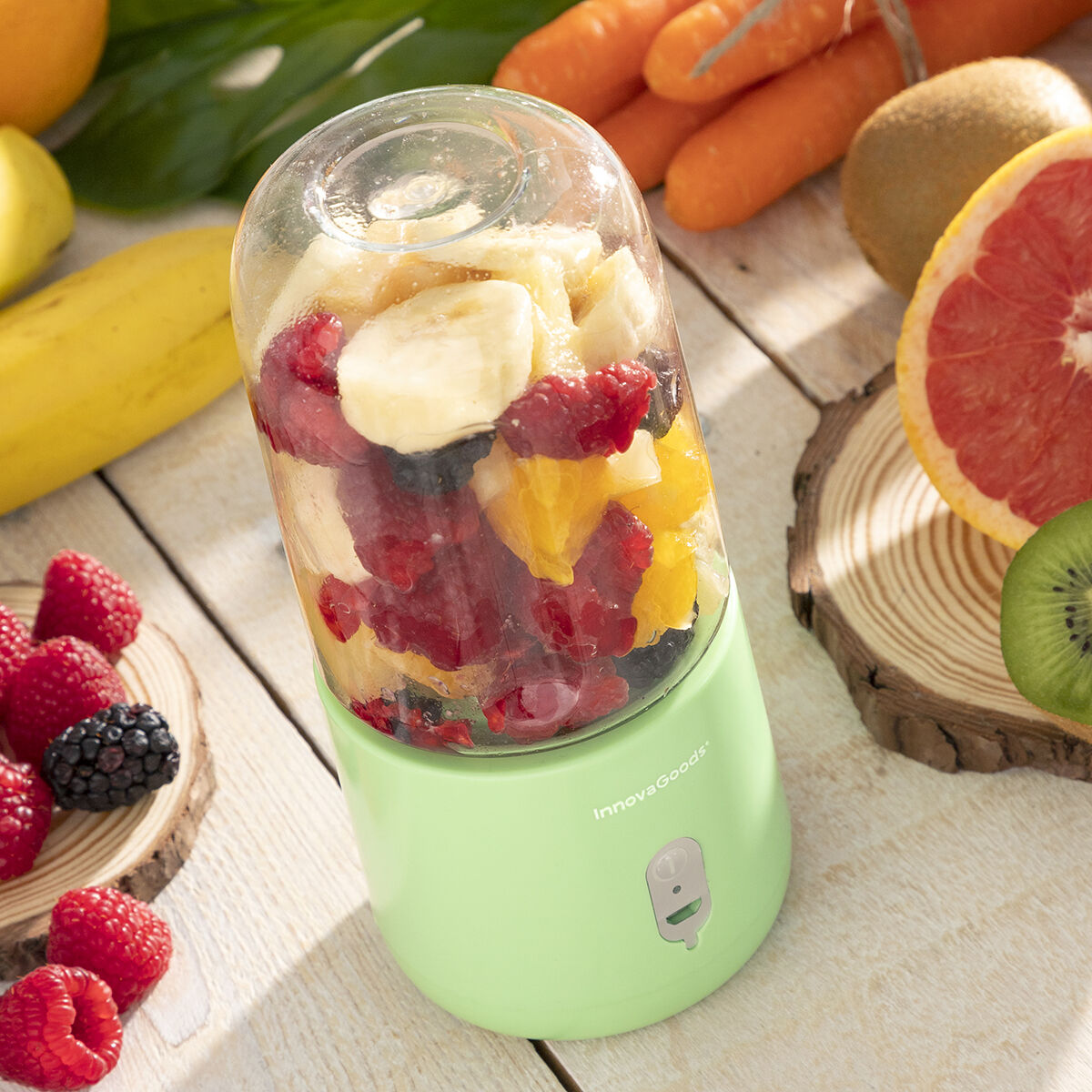 BlendMate™ – Portable Rechargeable Blender Bottle