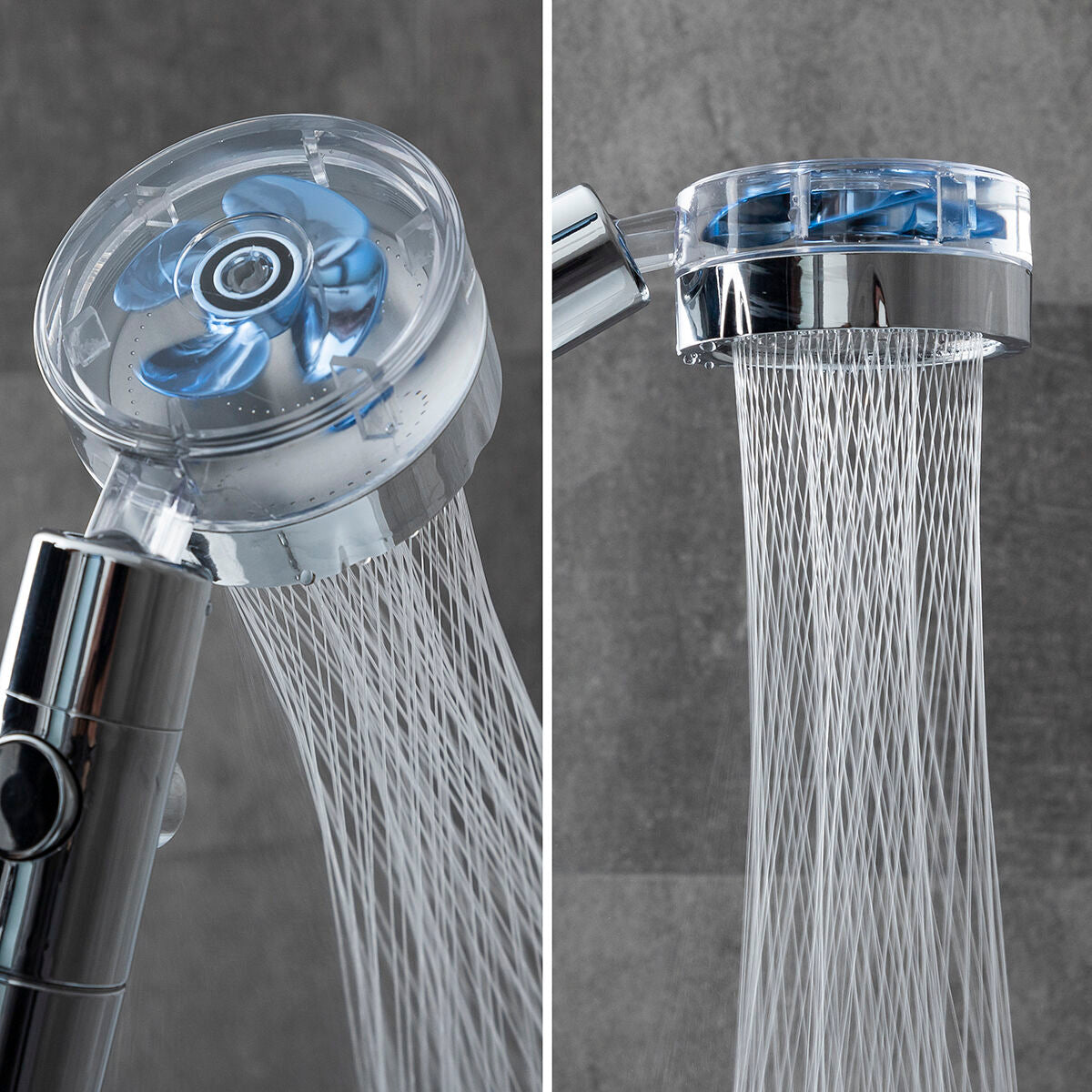 SlimJet™ – High-Pressure Shower Head with Stop Button