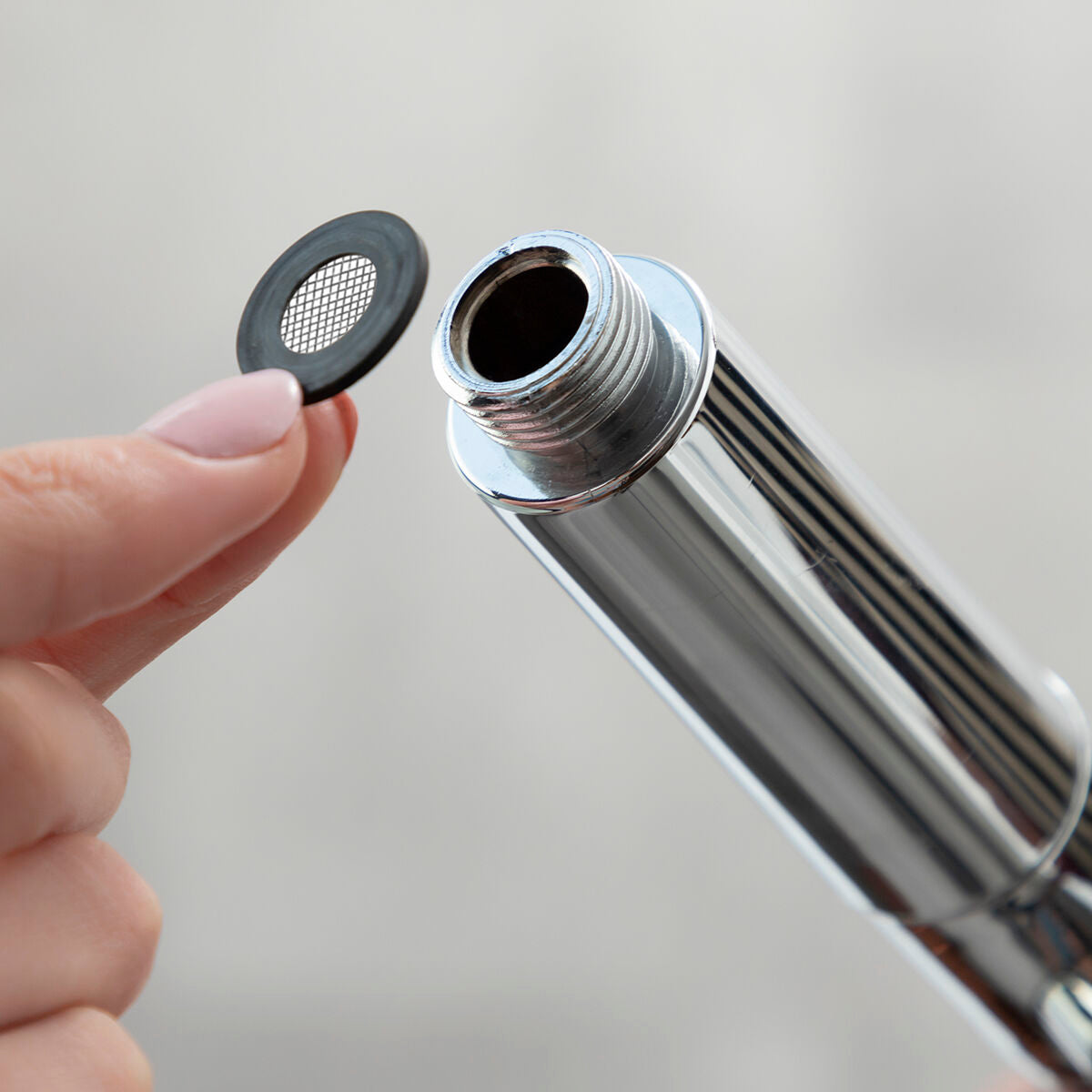 SlimJet™ – High-Pressure Shower Head with Stop Button