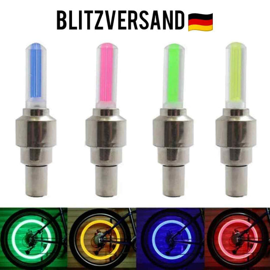 LED Wheel Valve Caps™ – Motion-Activated Bicycle Tire Neon Lights