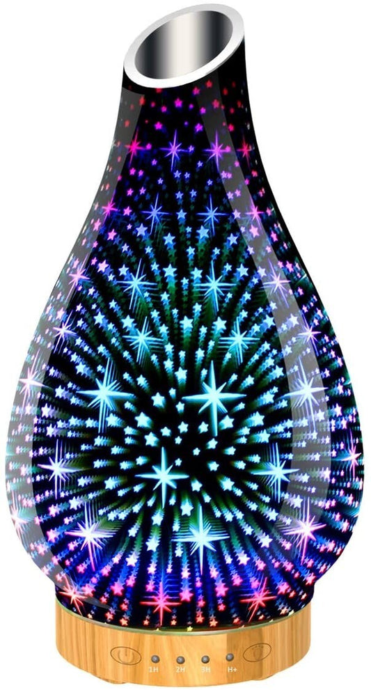 GlowMist™ - LED-Ultraschall-Aromadiffusor (7 Farben, automatische Abschaltung)